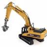 Металлический экскаватор с грейфером HUI NA TOYS 1/50