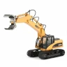 Металлический экскаватор с грейфером HUI NA TOYS 1/50