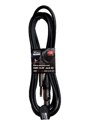 Xline Cables RMIC XLRF-JACK 03 Кабель микрофонный XLR 3 pin female - JACL 6.3 mono, 3м