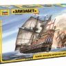 Сборная модель ZVEZDA Галеон «Элизабет» Эскадры Френсиса Дрейка 1588 г., 1/200