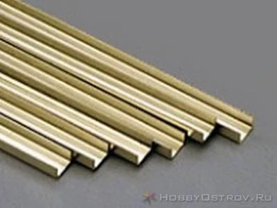 KS C-профиль латунный 300х4,8мм (1шт.)