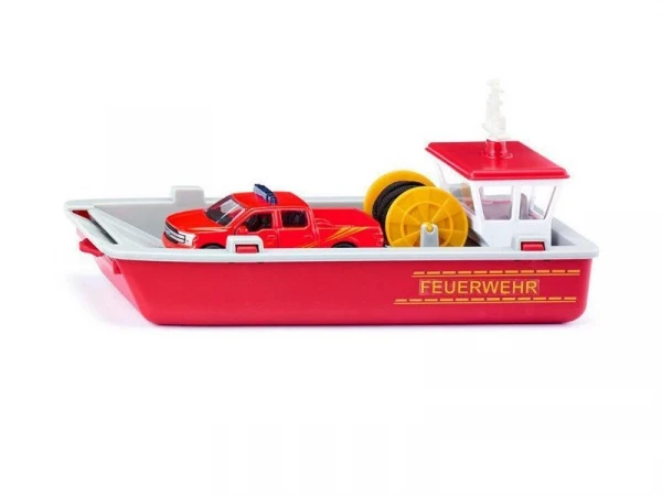 Пожарный катер Siku 2117 с пикапом Ford F150