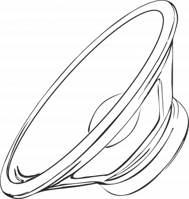 Xline 10WF50 10-W-ALFA-P10A Динамик 10" для ALFA P-10A, 250W, 8 Ом